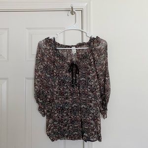 Ella Moss Patterned Blouse